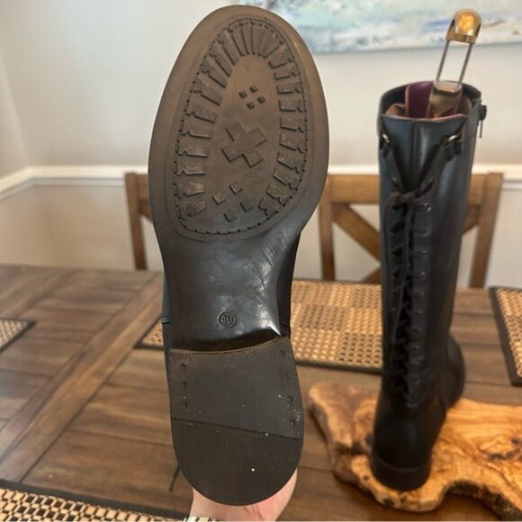 Vintage Soft Leather Black Equestrian Riding Boots Women’s Size 40 / US 10 - Picture 12 of 15